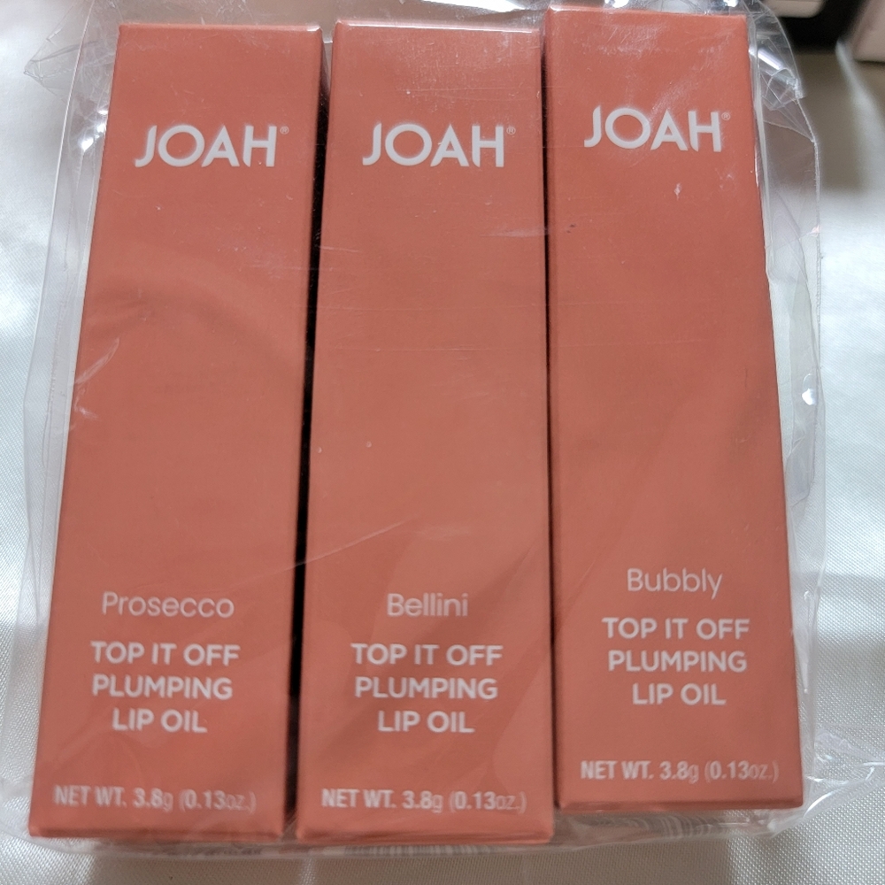 JOAH Plumping Lip Oil Set - Bubbly, Bellini, Prosecco